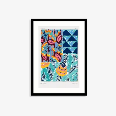 John Lewis Eugene Séguy - 'Vintage Flower IV' Framed Print & Mount, 74.5 x 54.5cm, Multi