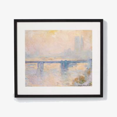 John Lewis John Lewis Claude Monet 'Charing Cross Bridge' Framed Print, 44 x 50cm, Multi
