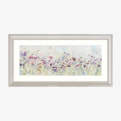 John Lewis Catherine Stephenson - Meadow Of Wild Flowers Embellished Framed Print, 110 x 55cm
