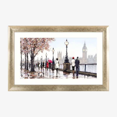 John Lewis Richard Macneil - Thames View Framed Print, 112 x 72cm