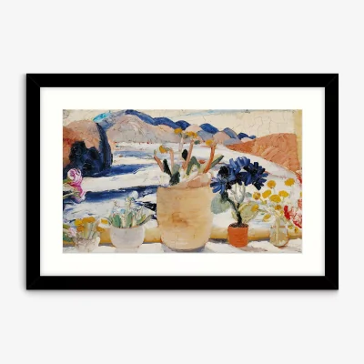 John Lewis John Lewis & Partners + Tate Winifred Nicholson 'Window-Sill, Lugano' Wood Framed Print & Mount, 44 x 64cm