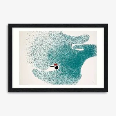John Lewis John Lewis + Tate Victor Pasmore 'Points of Contact No. 2' Wood Framed Print & Mount, 44 x 62cm