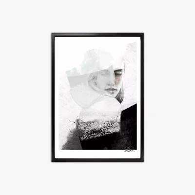 John Lewis Anna Bulow - 'A Quiet Reminder' Limited Edition Framed Print, 75 x 55cm, Black/White