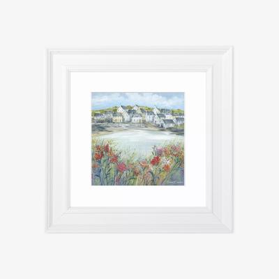 John Lewis John Lewis Diane Demirci 'Beach Cove Blooms I' Framed Print & Mount, 39 x 39cm, Multi