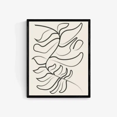 John Lewis Flower Love Child - Sprung Wood Framed Print, 52 x 42cm, Black/White