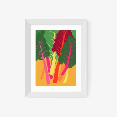 John Lewis EAST END PRINTS Anek 'Chard' Framed Print