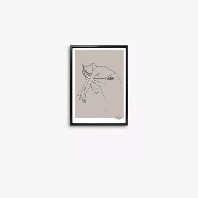John Lewis Anna Bulow - 'Flow 8' Limited Edition Framed Print, 75 x 55cm, Grey