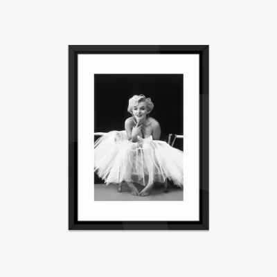 John Lewis Marilyn Monroe - Ballerina Framed Print & Mount, 90 x 70cm