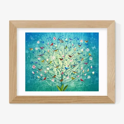 John Lewis EAST END PRINTS Fiona Watson 'The Singing Tree' Framed Print