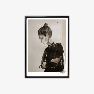 John Lewis Anna Bulow - 'Falling Objects' Framed Print, 88 x 68cm, Black