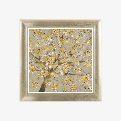 John Lewis John Lewis Sara Otter 'A Golden Day' Framed Print, 70 x 70cm, Blue/White
