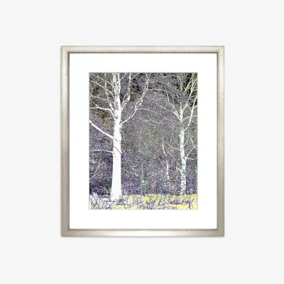 John Lewis Peter Neumann - Abstract Forest Framed Print & Mount, 97 x 82cm, Purple/Multi