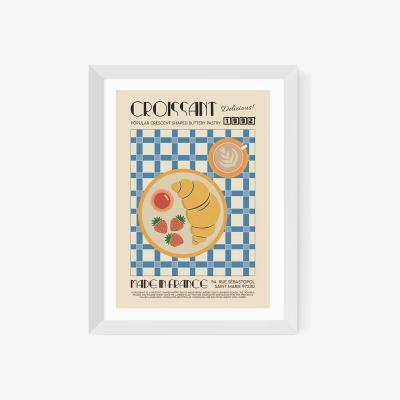 John Lewis EAST END PRINTS We Made Something Nice 'Croissant' Framed Print