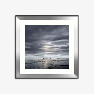 John Lewis William Vanscoy - 'Somewhere Waiting' Embellished Framed Print & Mount, 80.5 x 80.5cm, Grey