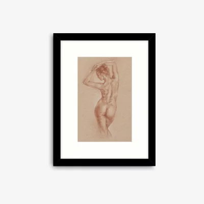 John Lewis Ethan Harper - 'Classic Figure Study I' Framed Print & Mount, 53.5 x 43.5cm, Brown