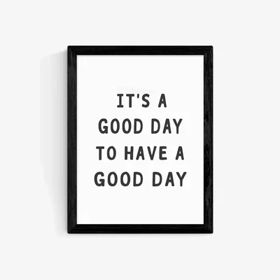 John Lewis EAST END PRINTS Sisi and Seb 'Good Day' Framed Print