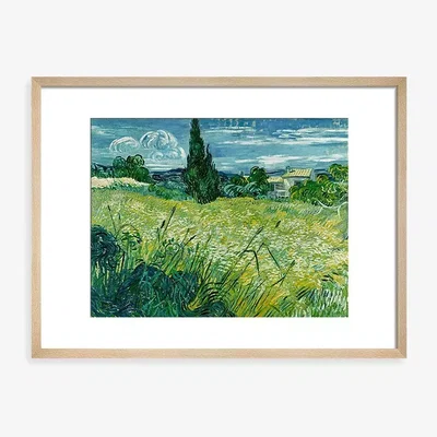 John Lewis John Lewis Vincent Van Gogh 'Green Wheat-field with Cypress' Framed Print, 40 x 50cm