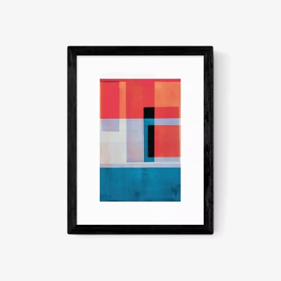 John Lewis EAST END PRINTS Herald Black 'Scale A III' Framed Print