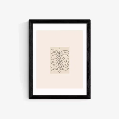 John Lewis EAST END PRINTS Flower Love Child 'Organics' Framed Print