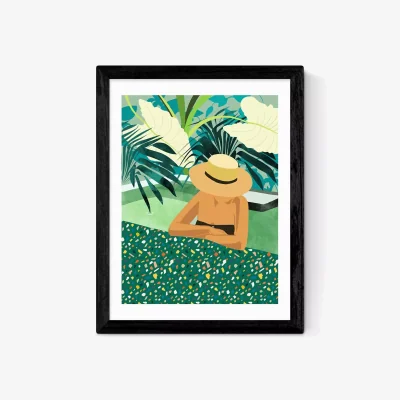John Lewis EAST END PRINTS 83 Oranges 'Chill' Framed Print