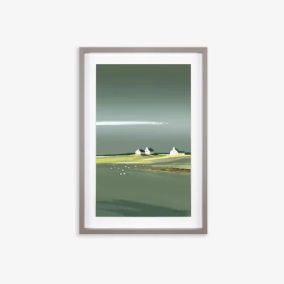 John Lewis Ulyana Hammond - Aura Framed Print & Mount, 41 x 60cm, Grey