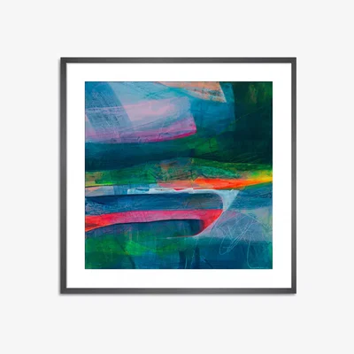 John Lewis Faye Bridgwater - 'The Endless Summer Nights' Framed Print & Mount, 50 x 50cm, Multi