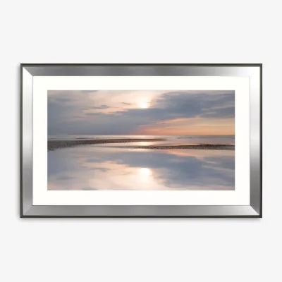 John Lewis Mike Shepherd - 'Calmness Descends' Framed Print & Mount, 70.5 x 110.5cm, Blue