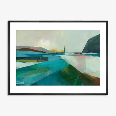 John Lewis Louise Body - 'Heat and Brine' Framed Print & Mount, 50 x 70cm, Blue/Multi