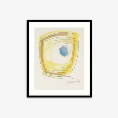 John Lewis John Lewis + Tate Dame Barbara Hepworth 'Winter Solstice' Wood Framed Print & Mount, 63 x 53cm