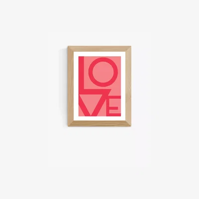 John Lewis EAST END PRINTS Rafael Farias 'Love' Framed Print