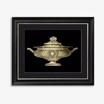 John Lewis Garden Antiquities II Framed Print & Mount, 50 x 60cm, Black