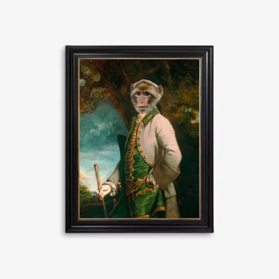 John Lewis Edmond The Monkey - Framed Canvas, 41 x 36.5cm, Multi