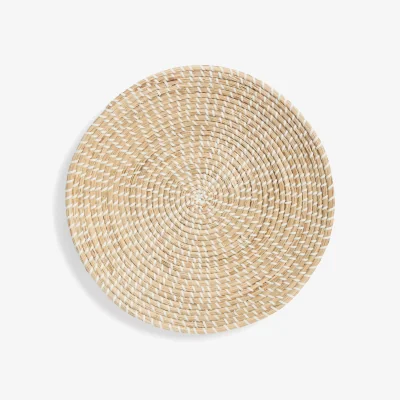 John Lewis John Lewis Woven Seagrass Wall Art, 50cm, Natural