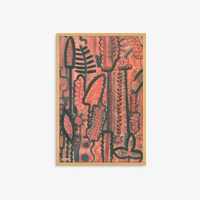John Lewis Lucy Tiffney - 'Sienna' Framed Print, 62 x 42cm, Red/Multi