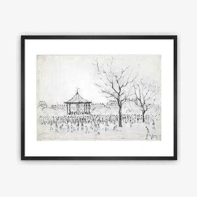 John Lewis LS Lowry - 'Peel Park Bandstand, Salford' Framed Print & Mount, 42 x 52cm, Grey