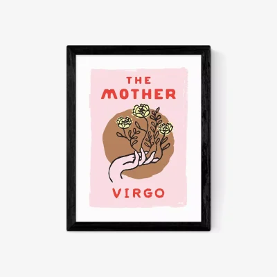 John Lewis EAST END PRINTS Sophie Ward 'Virgo The Mother' Framed Print