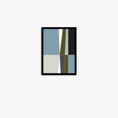 John Lewis Sandi Hauanio - 'Wide Open Green' Framed Print & Mount, 74.5 x 54.5cm, Blue/Multi