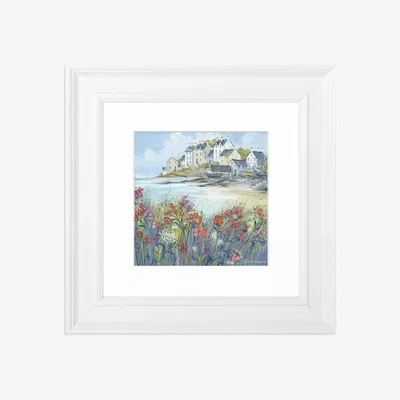 John Lewis John Lewis Diane Demirci 'Beach Cove Blooms II' Framed Print & Mount, 39 x 39cm, Multi