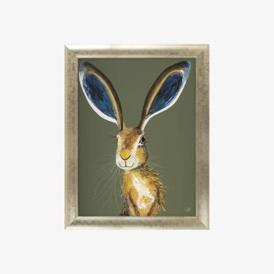 John Lewis John Lewis Quinn Russell 'Marley' Framed Print, 92 x 72cm, Green/Gold