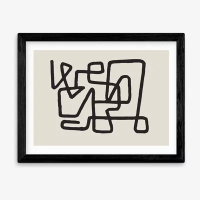 John Lewis EAST END PRINTS In House 'Knot I' Framed Print