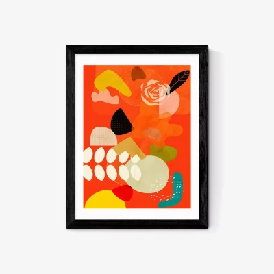 John Lewis EAST END PRINTS Ana Rut Bre 'Mid Century Garden' Framed Print