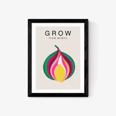 John Lewis EAST END PRINTS Garima Dhawan 'Abundance' Framed Print