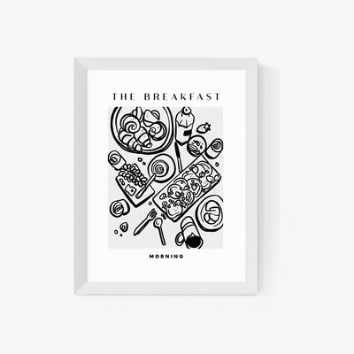 John Lewis EAST END PRINTS SimplyExtraJordanary 'The Breakfast' Framed Print