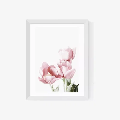 John Lewis EAST END PRINTS Sisi and Seb 'Tulips' Framed Print