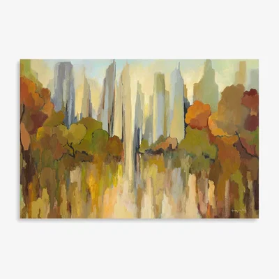 John Lewis Gregory Lang - 'City Park' Canvas Print, 60 x 90cm, Brown/Multi
