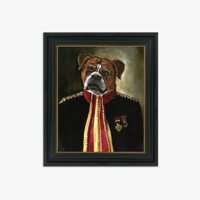 John Lewis Sir Harold Lundy - Framed Canvas, 46 x 38cm, Multi