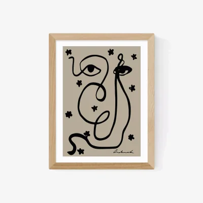 John Lewis EAST END PRINTS Hali Igwelaezoh 'Abstract' Framed Print