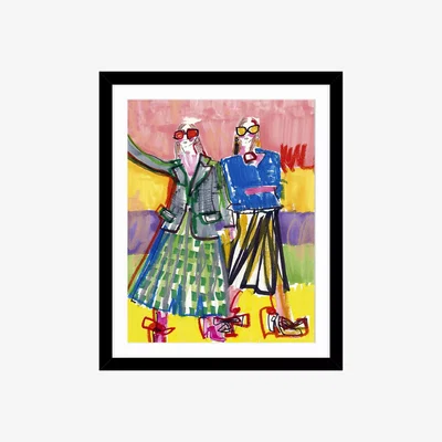 John Lewis John Lewis Tony Green 'Gialux' Framed Print & Mount, 53.5 x 43.5cm, Multi/Black