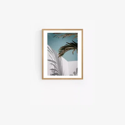 John Lewis Honeymoon Hotel - Me Casa Wood Framed Print, 52 x 42cm, Blue/Multi