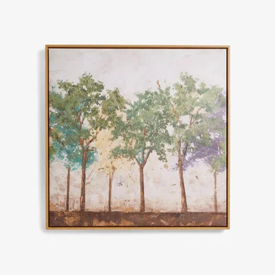John Lewis John Lewis Megan Meagher 'Arbour Discourse I' Framed Print, 84 x 84cm, Green